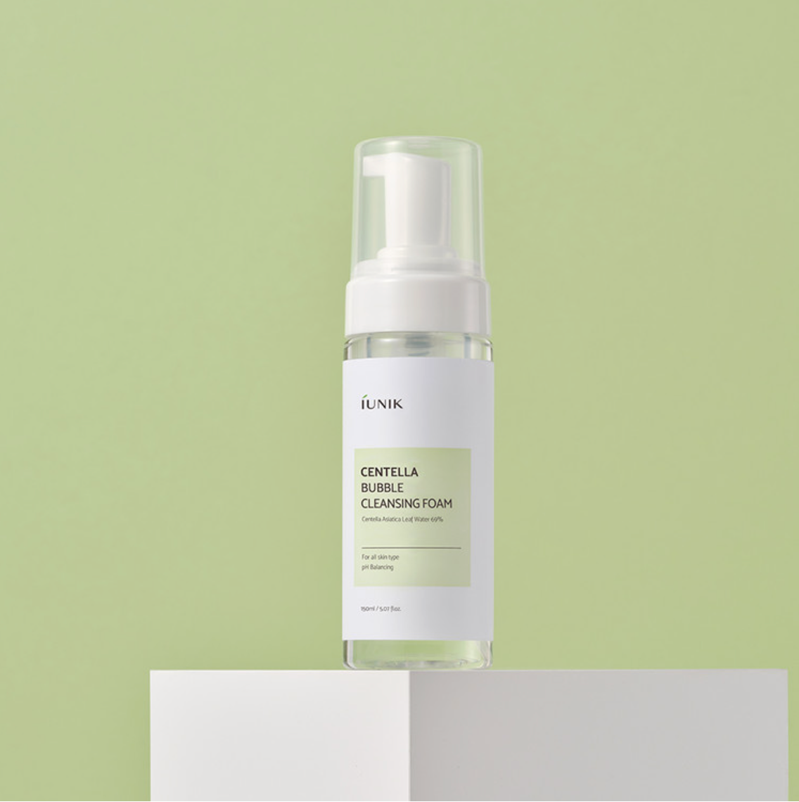 Centella bubble Cleansing Foam 150ml - Suunsu Korean skincare