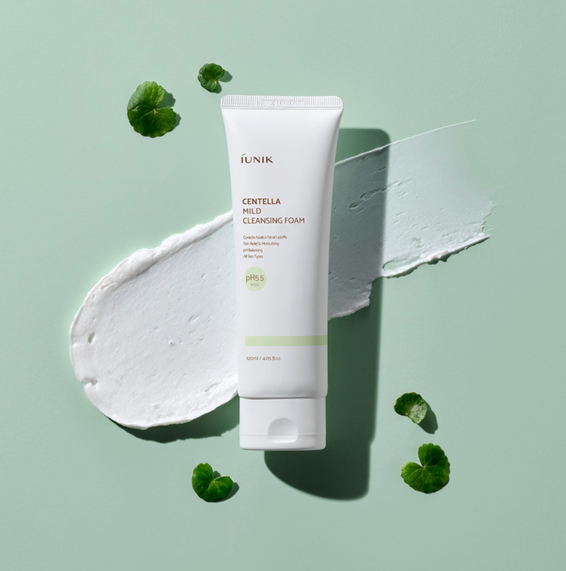Centella Mild Cleansing Foam 120ml - Suunsu Korean skincare