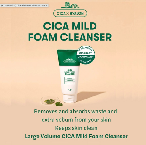 VT CICA Mild Foam Cleanser 300ml
