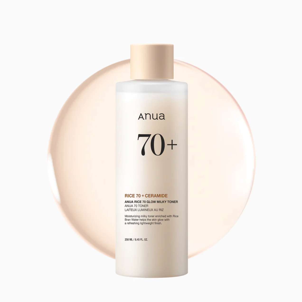 Anua Rice 70 Glow milky toner 250ml - Suunsu Korean skincare