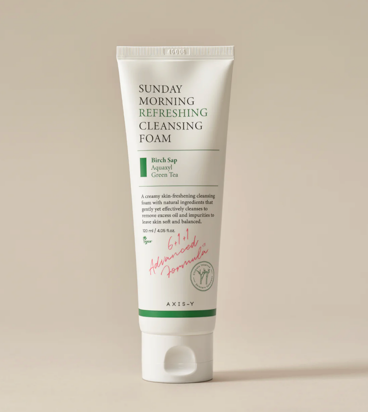 Axis-Y Sunday Morning Refreshing Cleansing Foam 120ml - Suunsu Korean skincare