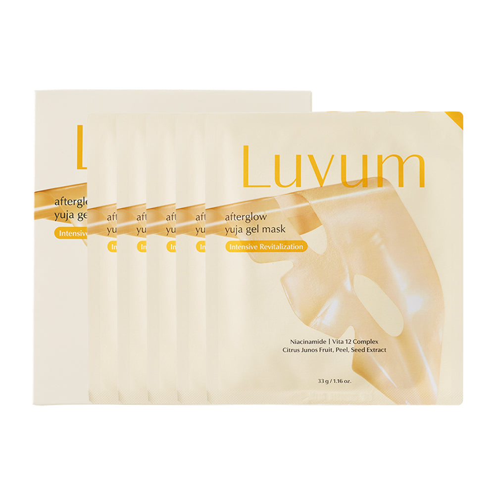 Luvum Afterglow Yuja Gel Mask 5pc/Box