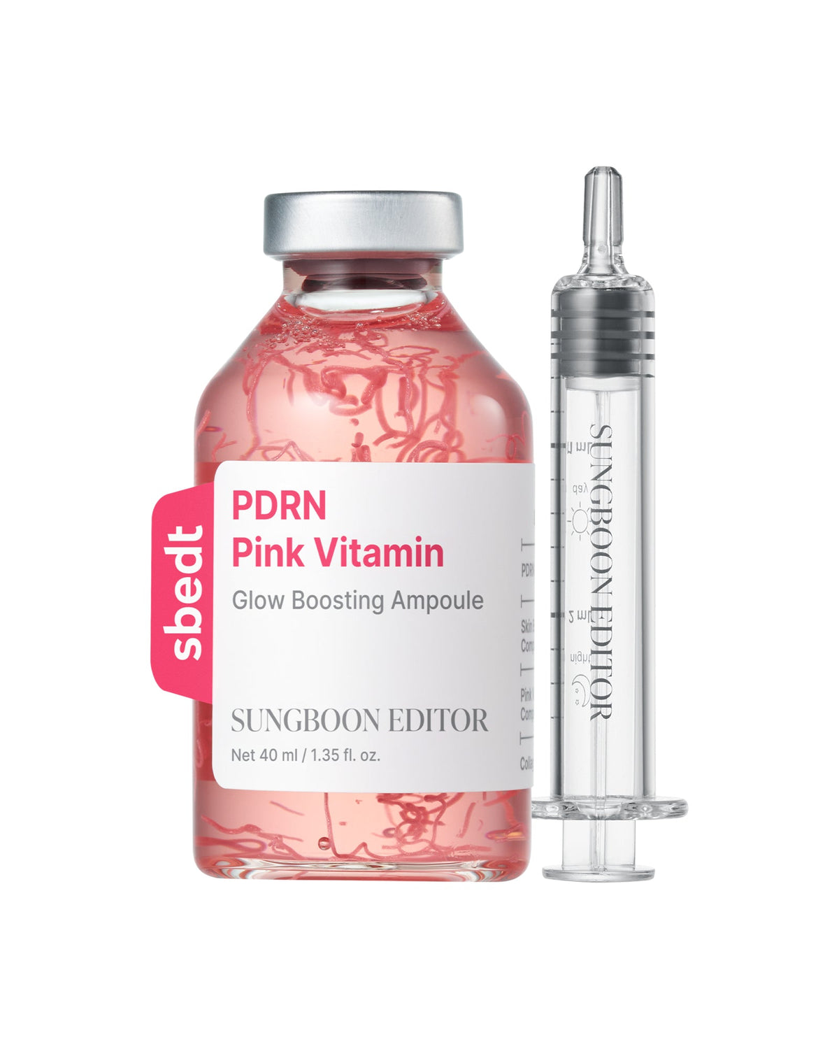 Sungboon Editor PDRN Pink Vitamin Glow Boosting Ampoule 40ml