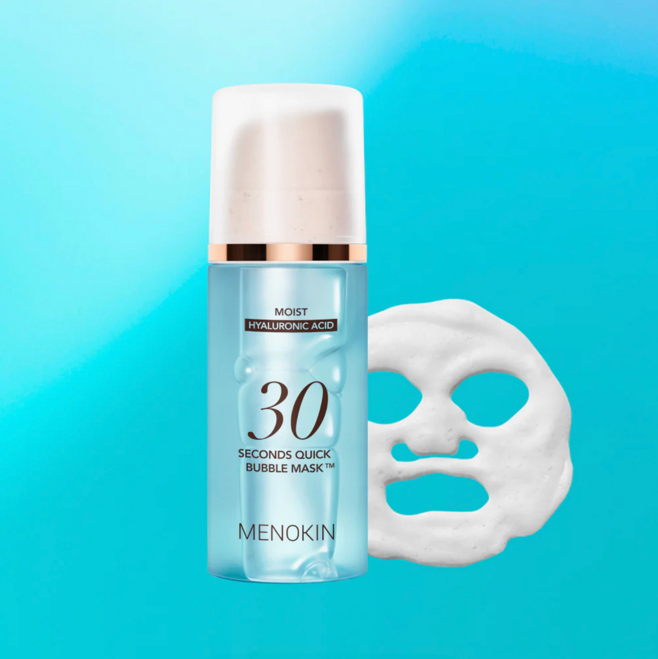 Menokin 30Seconds Quick Bubble Mask Moist 95ml - Suunsu Korean skincare