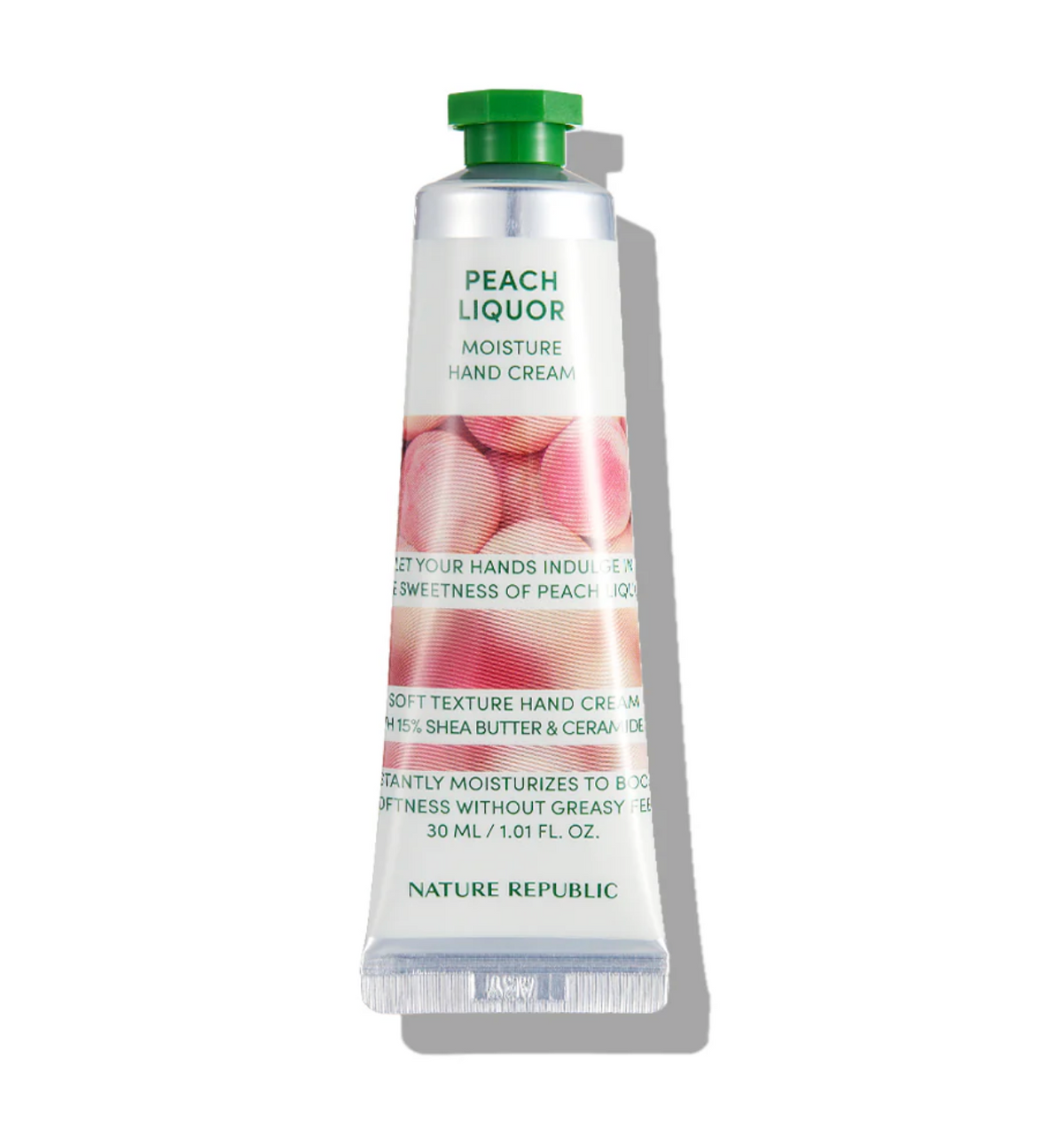 Nature republic Hand & Nature Peach Liquor Hand Cream 30ml - Suunsu Korean skincare