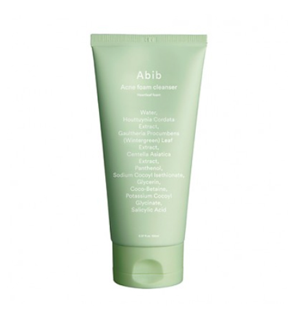 Acne Foam Cleanser Heartleaf Foam 150ml - Suunsu Korean skincare