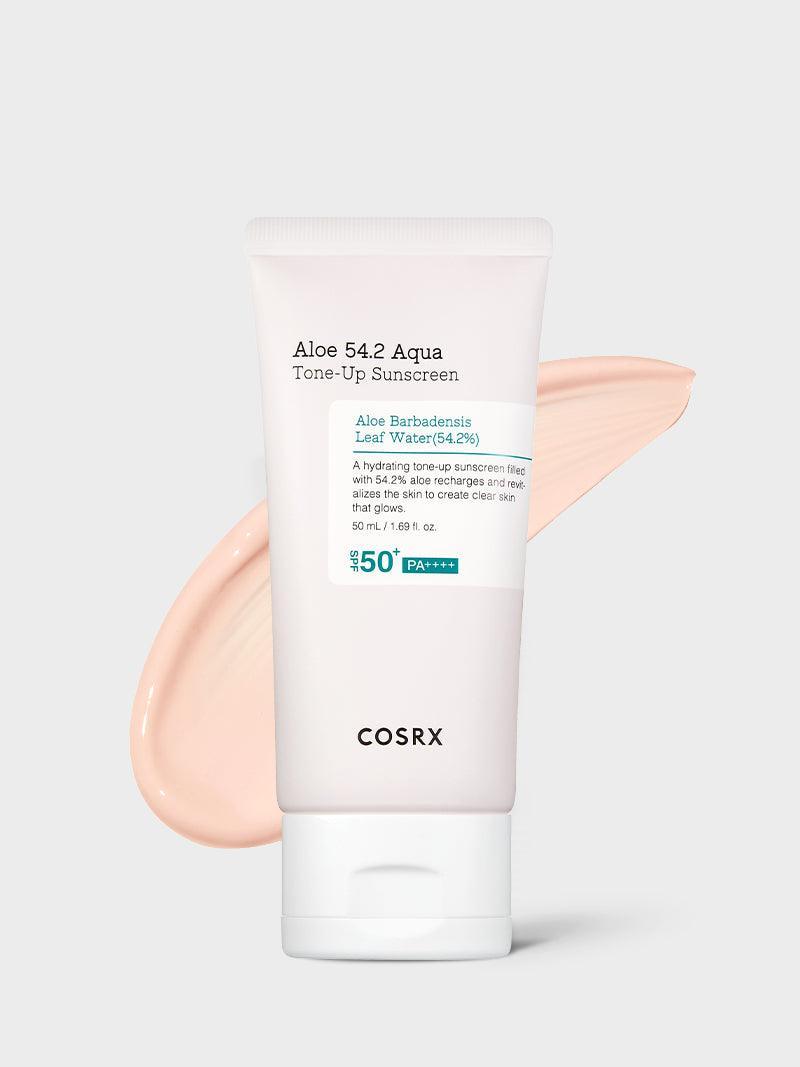 COSRX Aloe 54.2 Aqua Tone-up Sunscreen SPF50+ PA++++ bottle