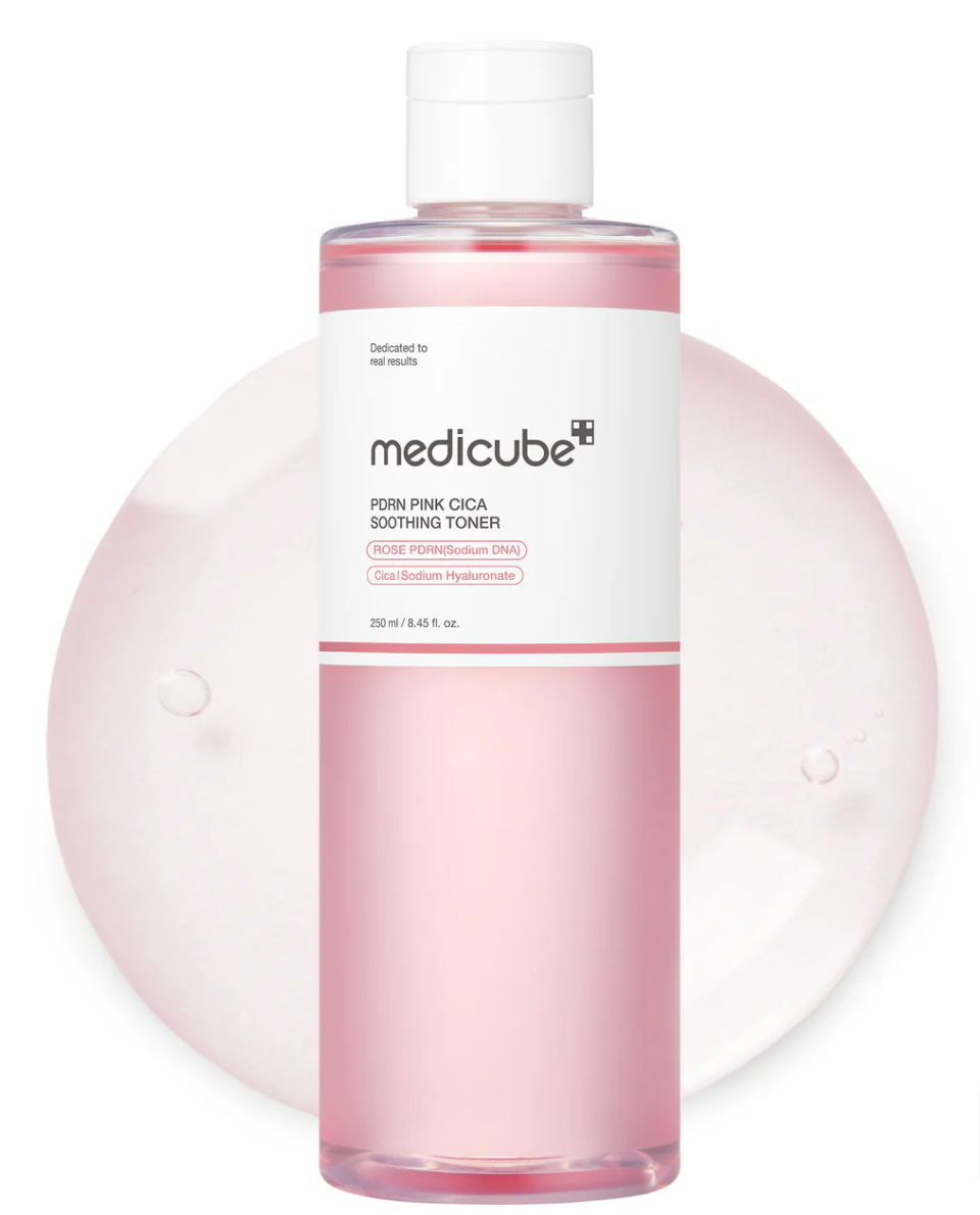 Medicube PDRN Pink Cica Peptide Soothing Toner 250ml - Suunsu Korean skincare