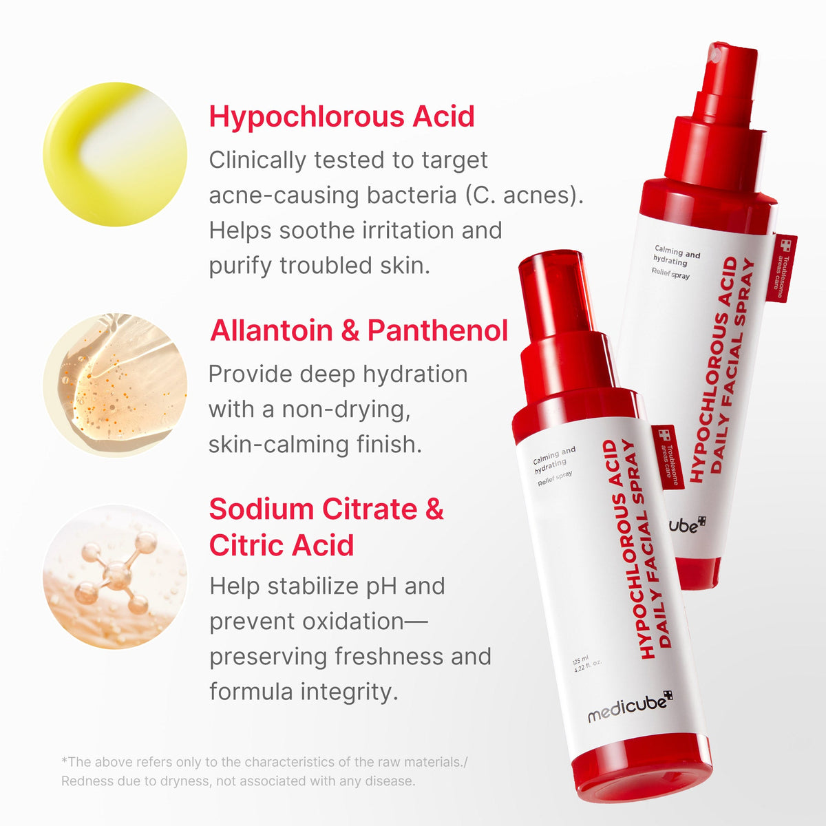 Medicube Hypochlorous Acid Daily Facial Spray texture