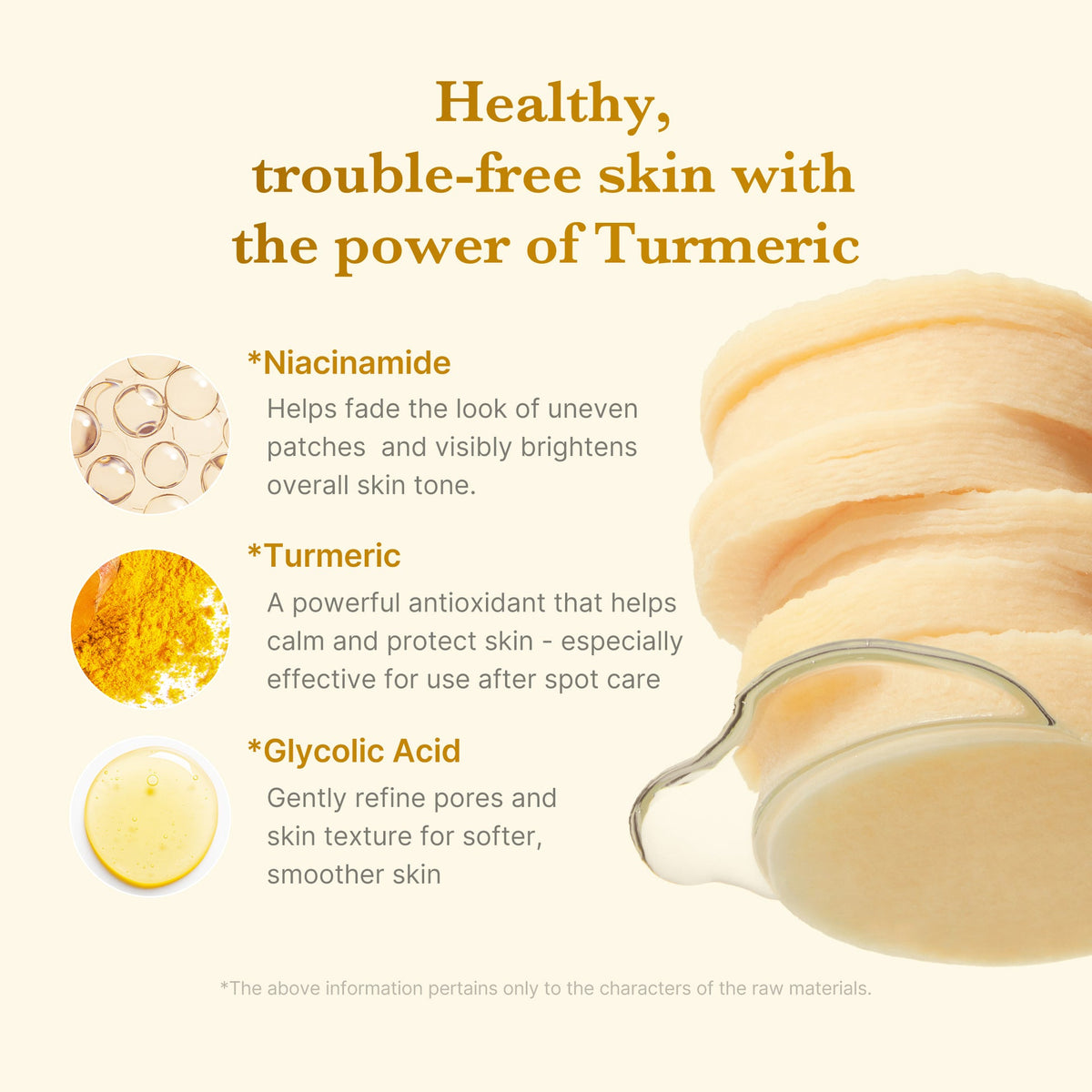 Medicube Kojic Acid Turmeric Pad detail 2