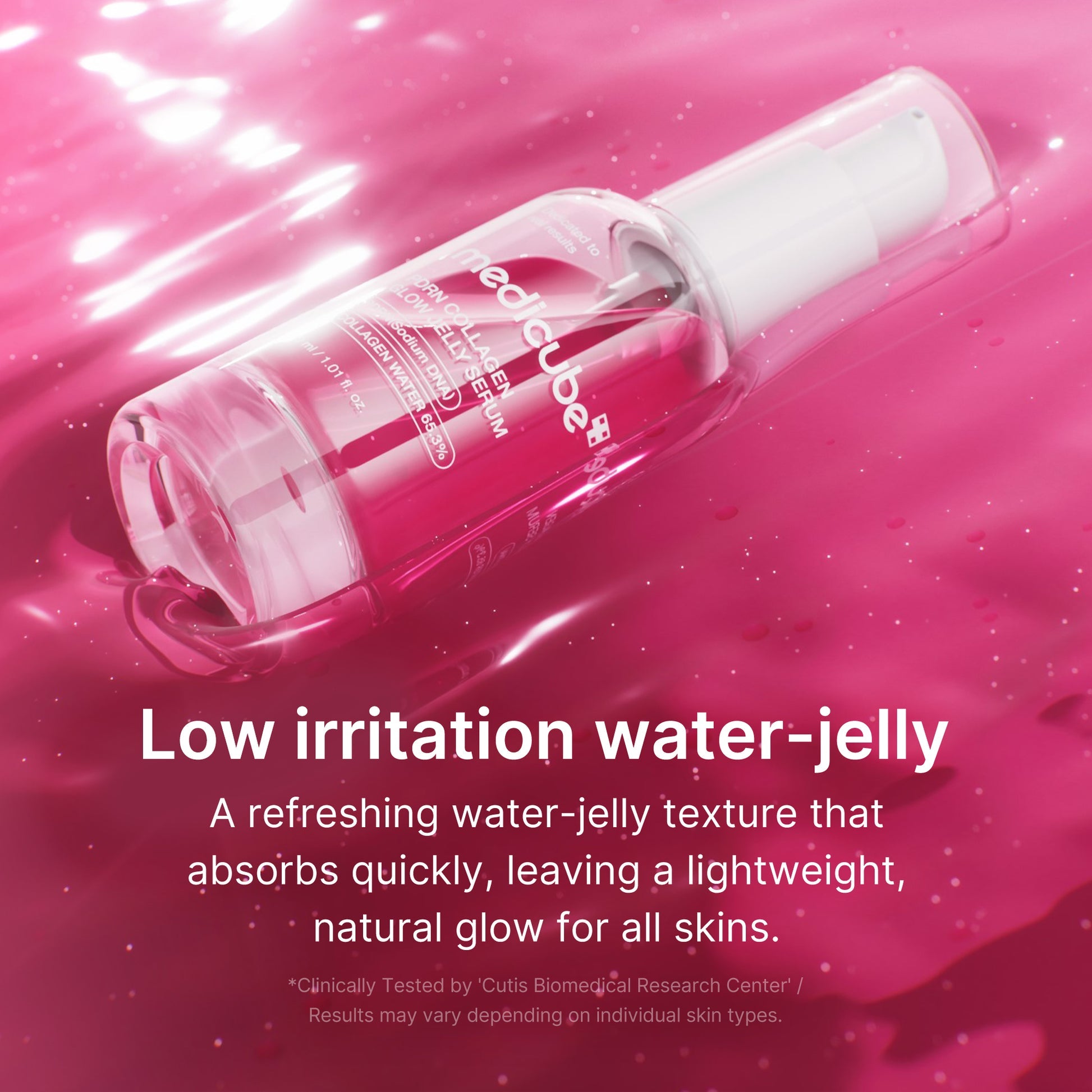 Medicube PDRN Collagen Glow Jelly Serum texture