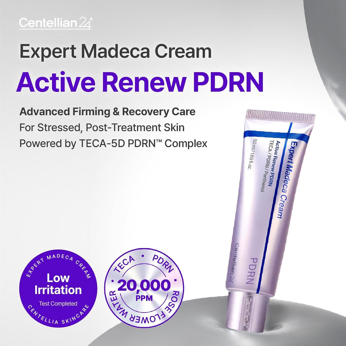 Centellian24 Expert Madeca Cream Active Renew PDRN tube