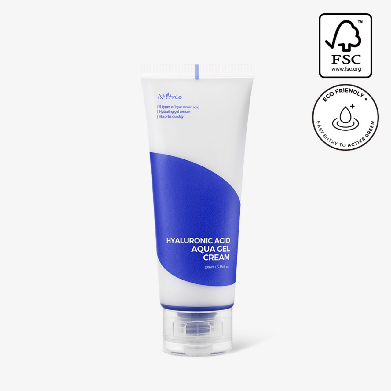 Isntree HYALURONIC Acid Aqua gel cream 100ml - Suunsu Korean skincare