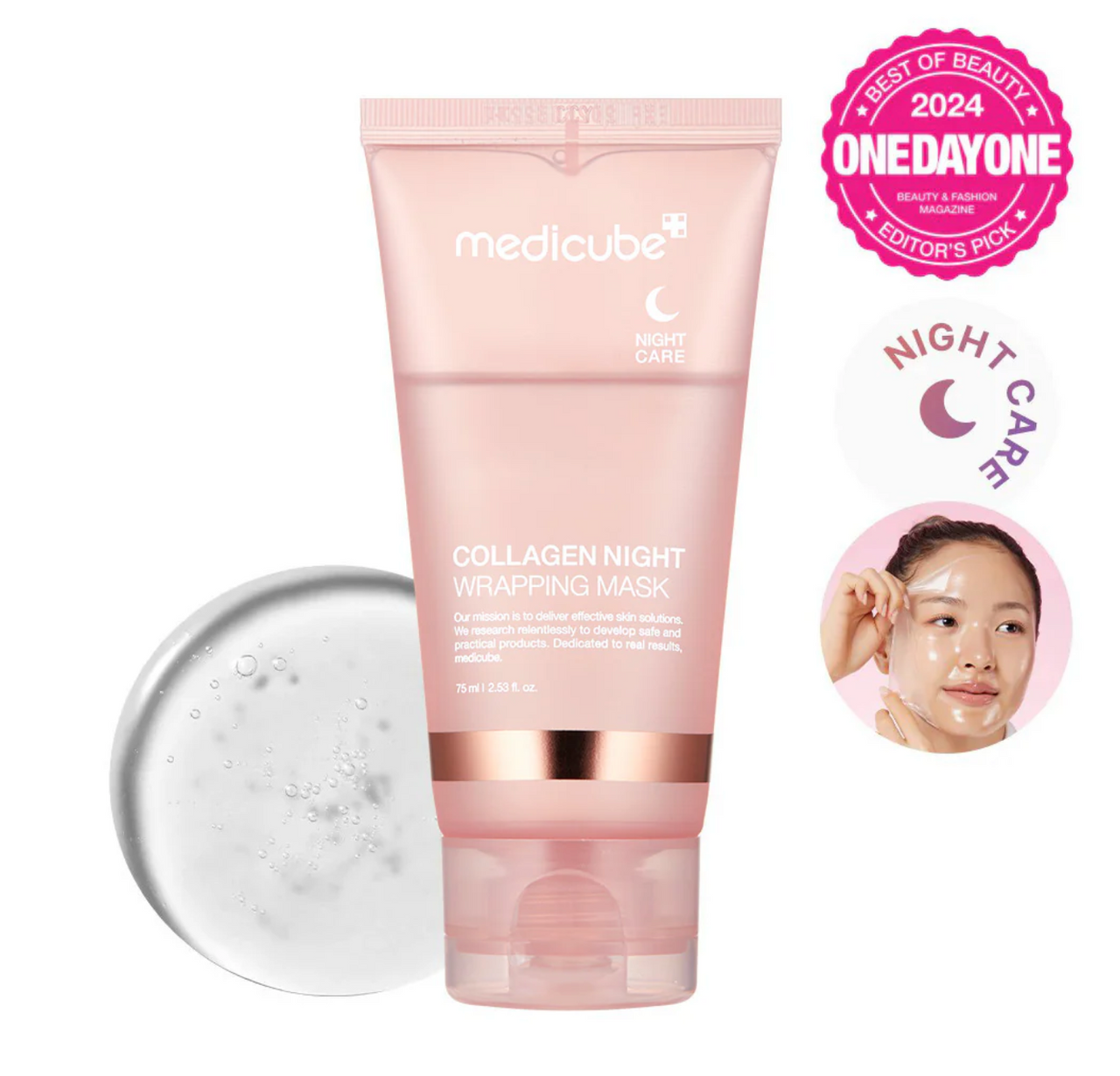 Medicube Collagen Night Wrapping Mask 75ml - Suunsu Korean skincare