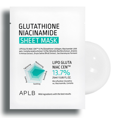 Glutathione Nacinamaide Sheet Mask [1ea]