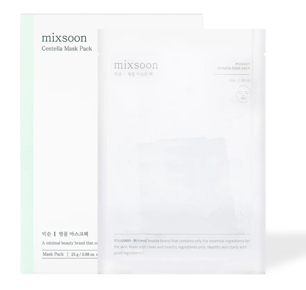 Mixsoon Centella Mask pack [1ea] - Suunsu Korean skincare