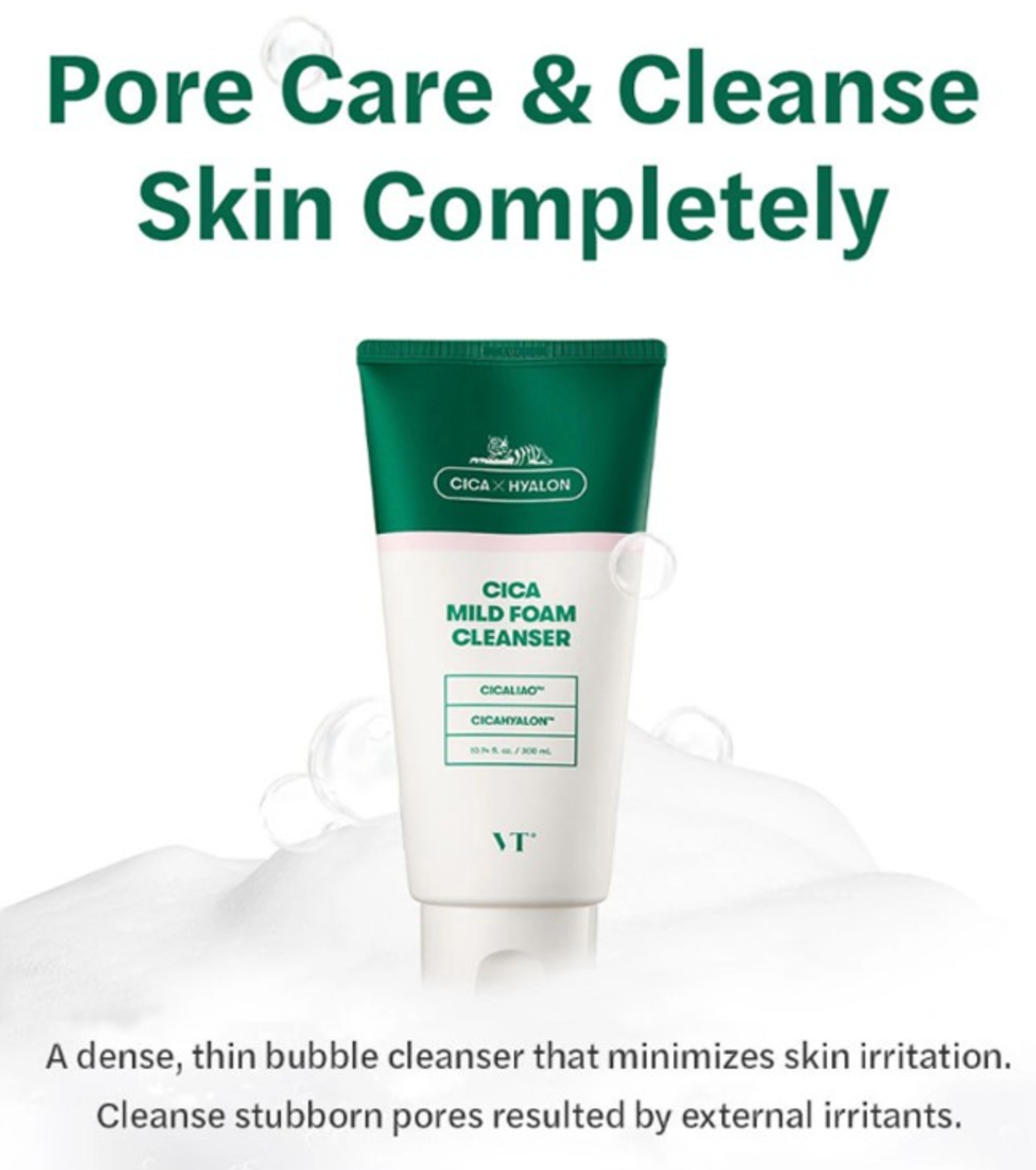 VT CICA Mild Foam Cleanser 300ml