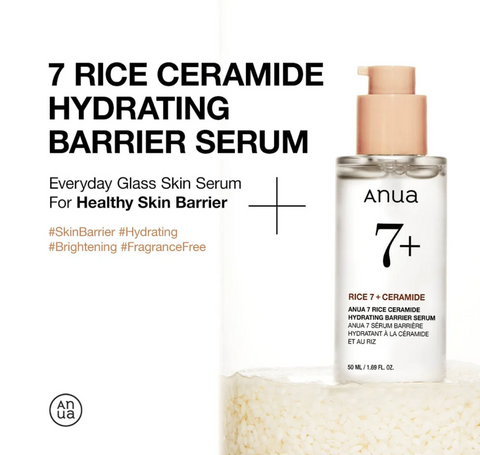 [Anua] Rice 7 Ceramide hydrating barrier serum 50ml