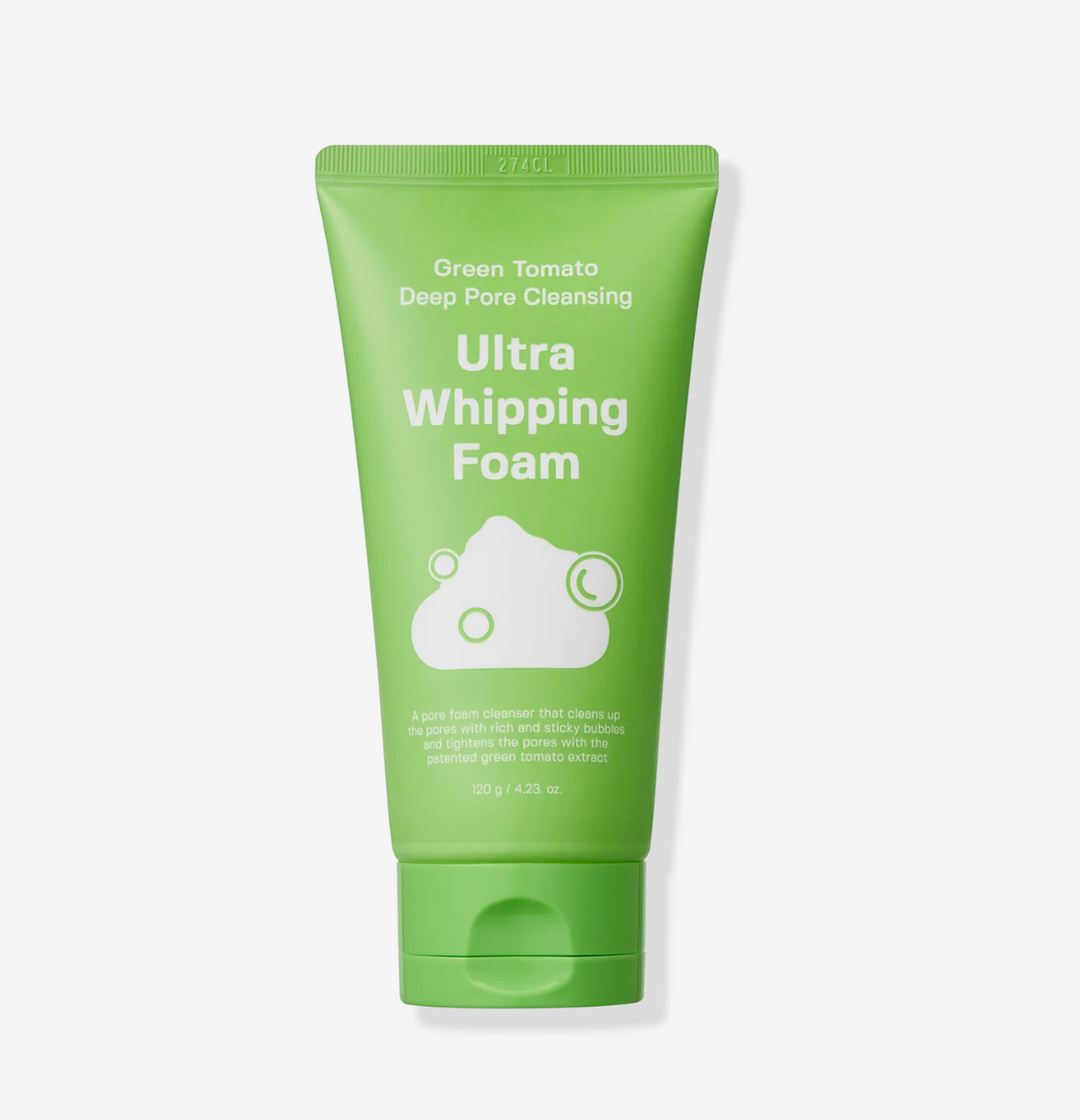 Green tomato Deep Pore Cleansing Ultra Whipping Foam 120g - Suunsu Korean skincare