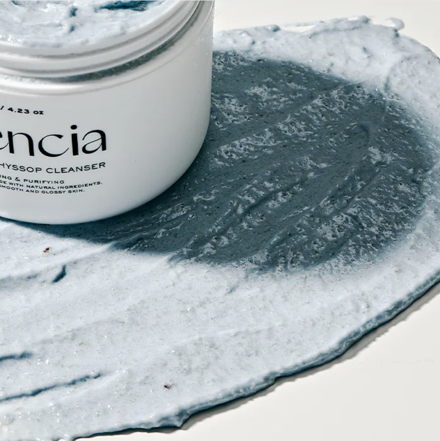 Arencia Fresh Blue Hyssop Rice Mochi Cleanser 120g