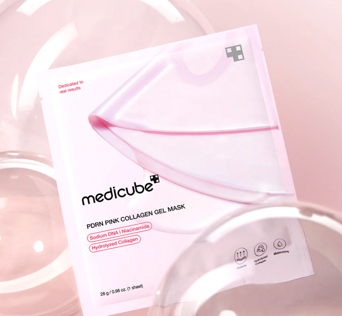 Medicube PDRN Pink Collagen Gel Mask [1EA] - Suunsu Korean skincare