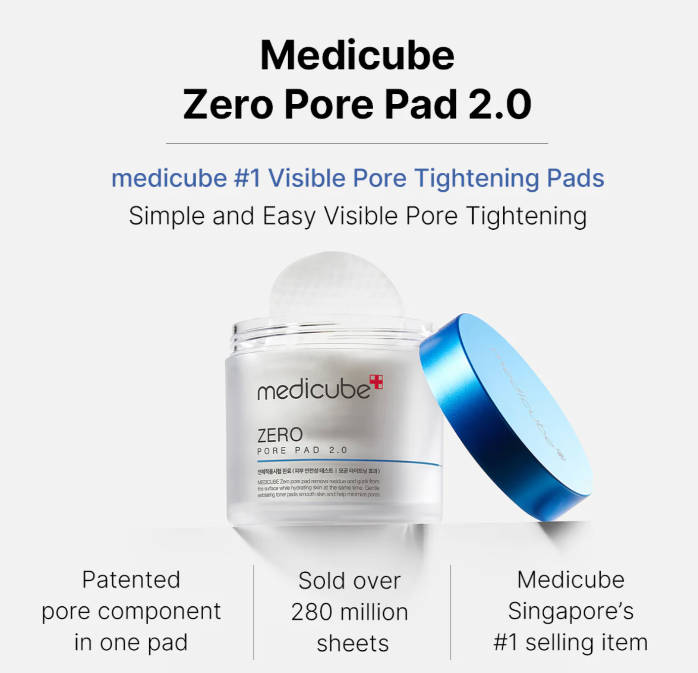 [Medicube] Zero Pore Pad 2.0  70pcs