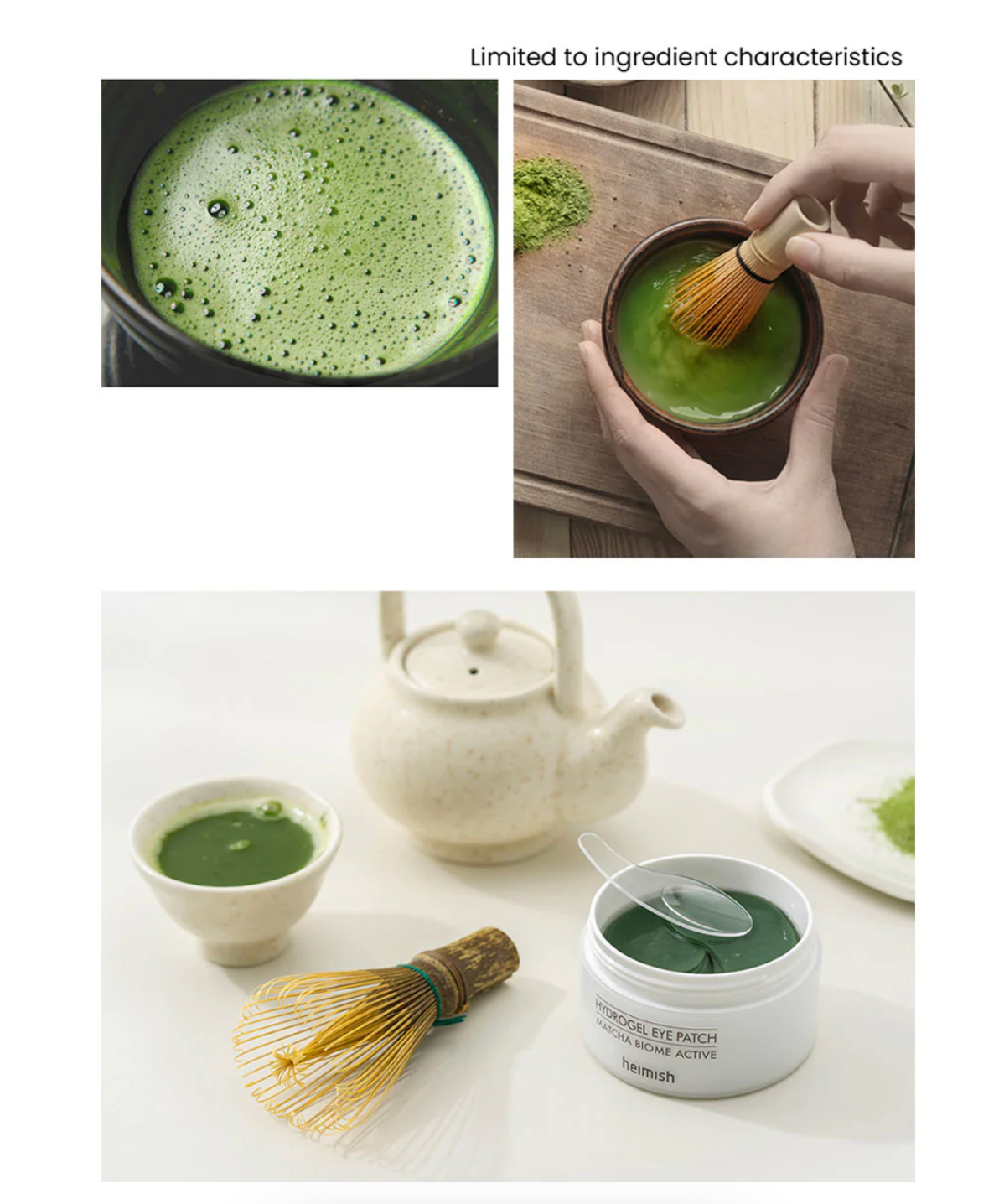 [Heimish] Matcha Biome Hydrogel Eye Patch 1.4g/0.05oz *60pcs