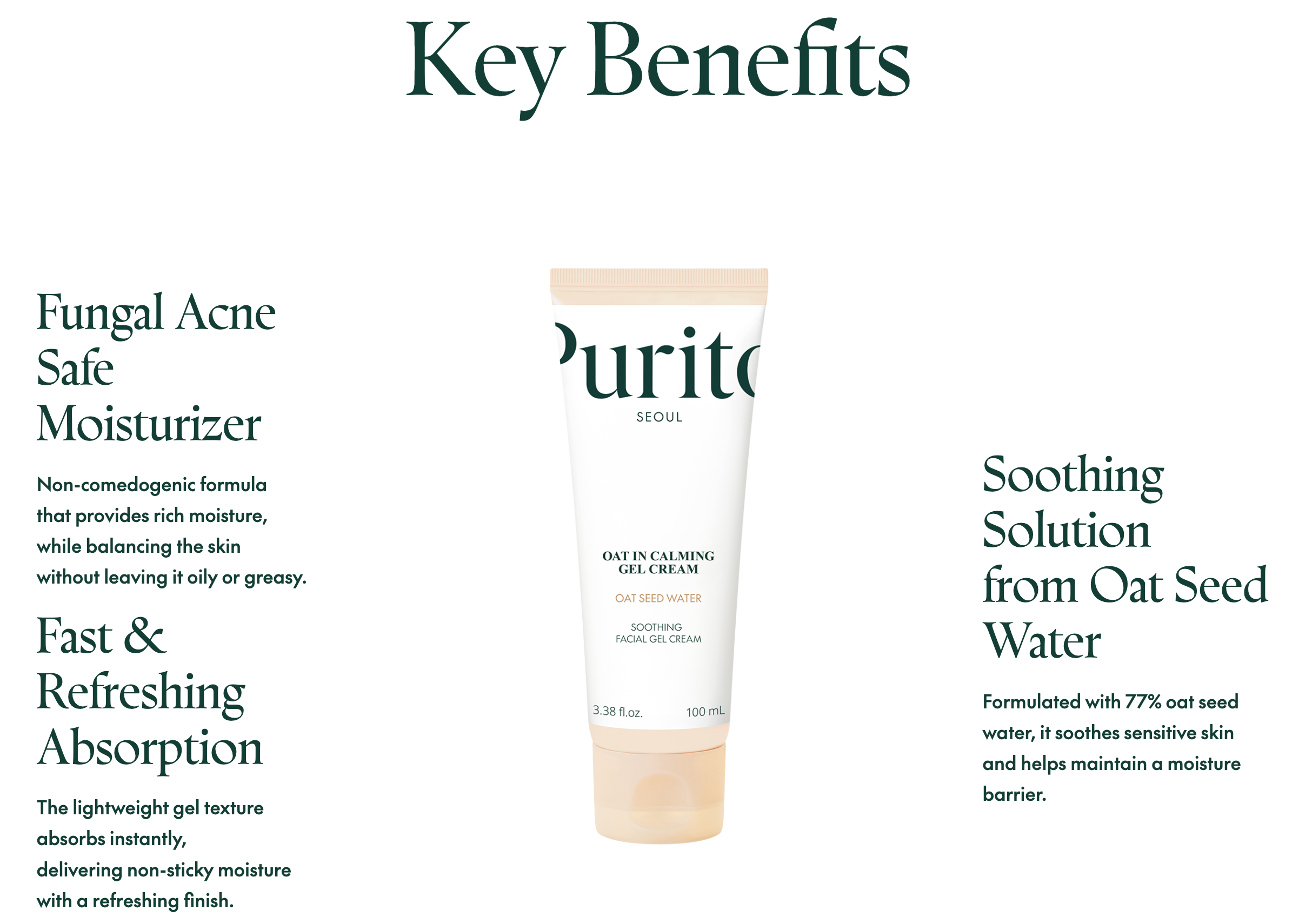 [Purito Seoul] Oat-in Calming Gel Cream 100ml