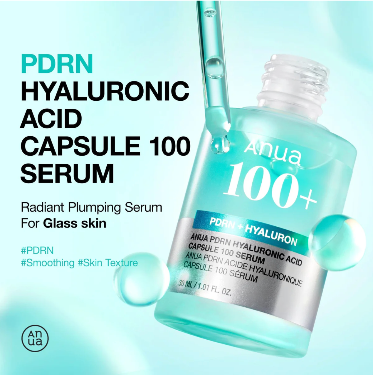 ANUA PDRN Hyaluronic Acid Capsule100 Serum 30ml