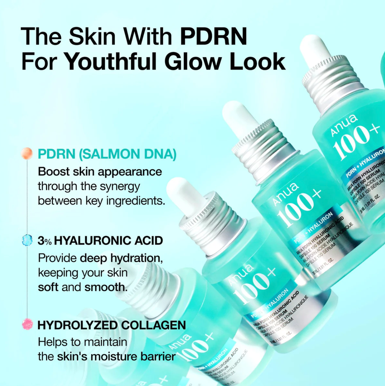 ANUA PDRN Hyaluronic Acid Capsule100 Serum 30ml