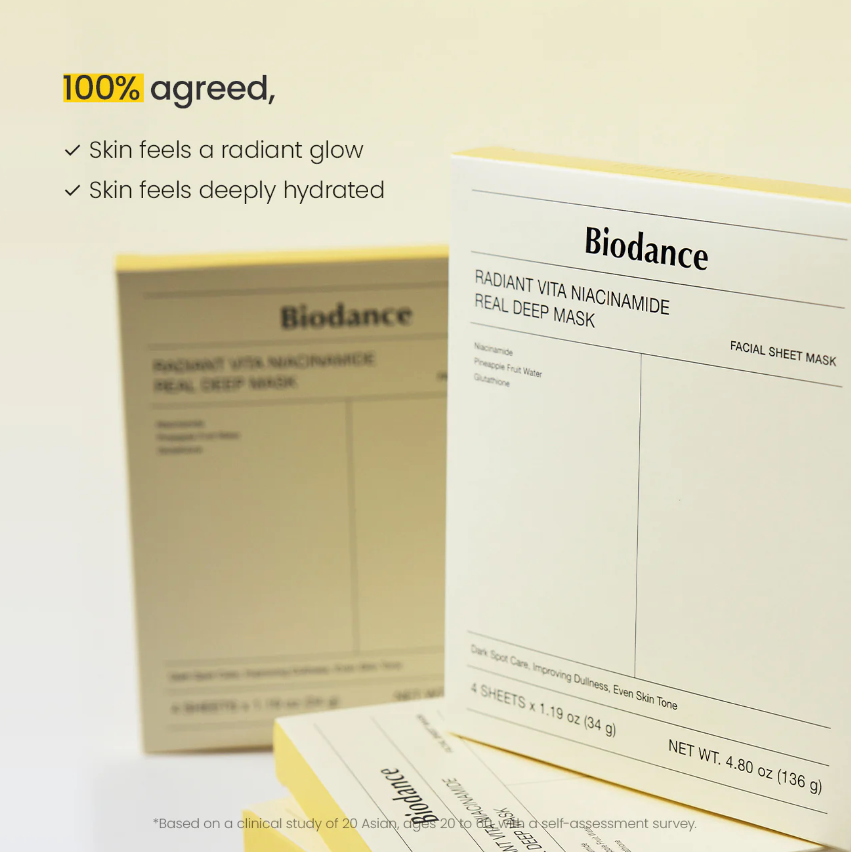 Biodance Radiant Vita Niaciamide Real Deep Mask [1EA]