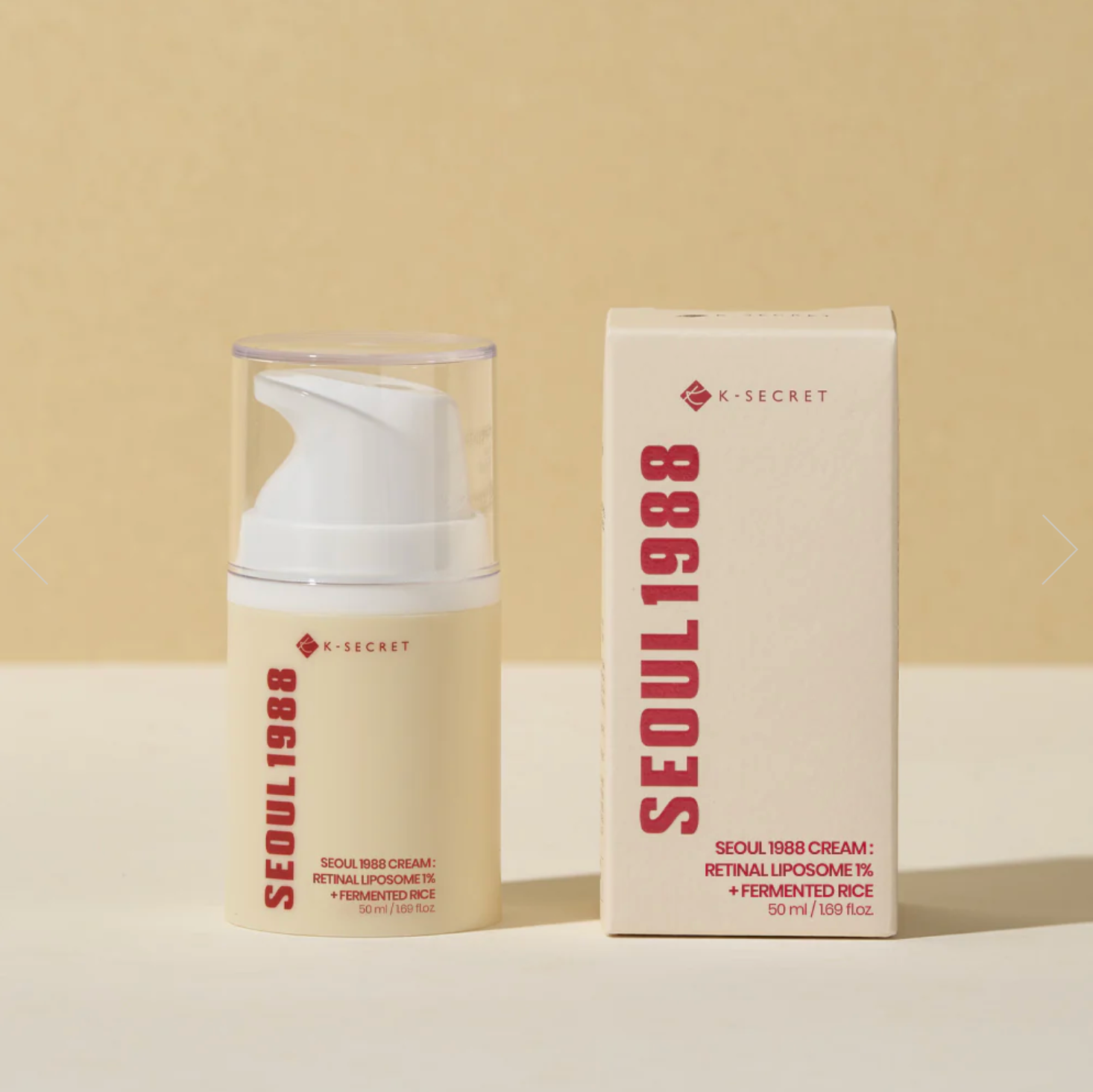SEOUL 1988 Cream : Retinal Liposome 1% + Fermented Rice 50ml
