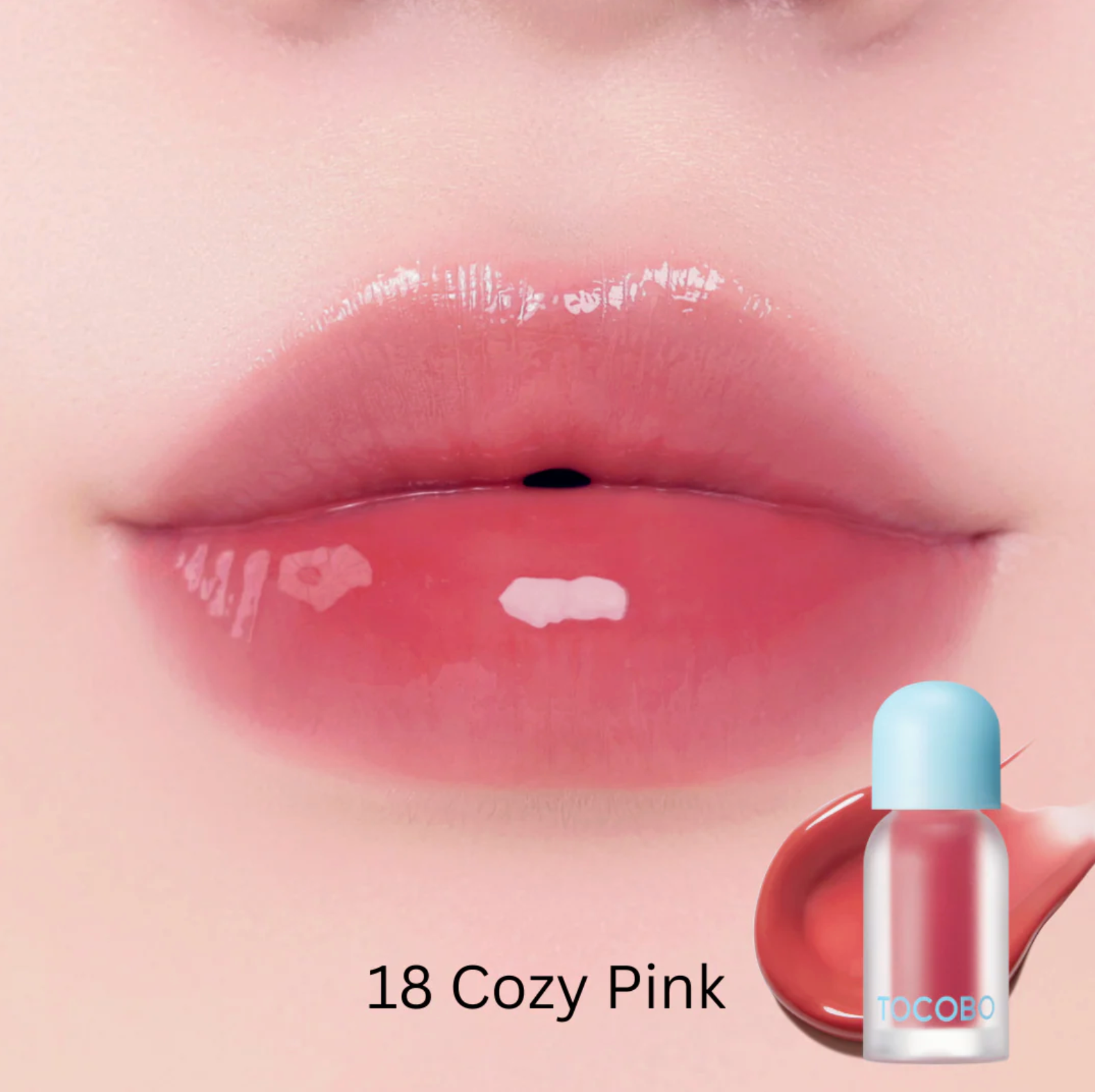 Tocobo Juicy Berry Plumping Lip Oil 18 [Cozy Pink]