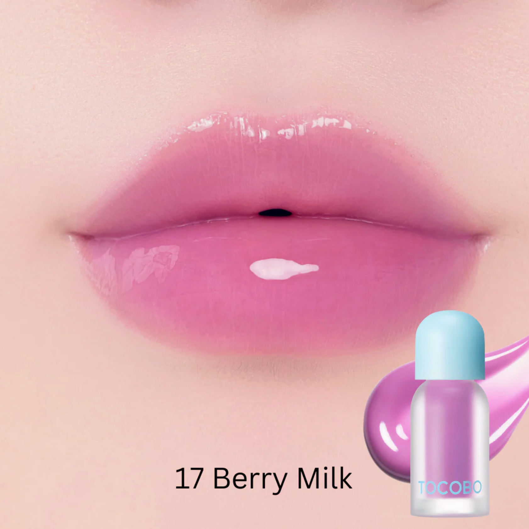 Tocobo Juicy Berry Plumping Lip Oil 17 [Berry Milk]