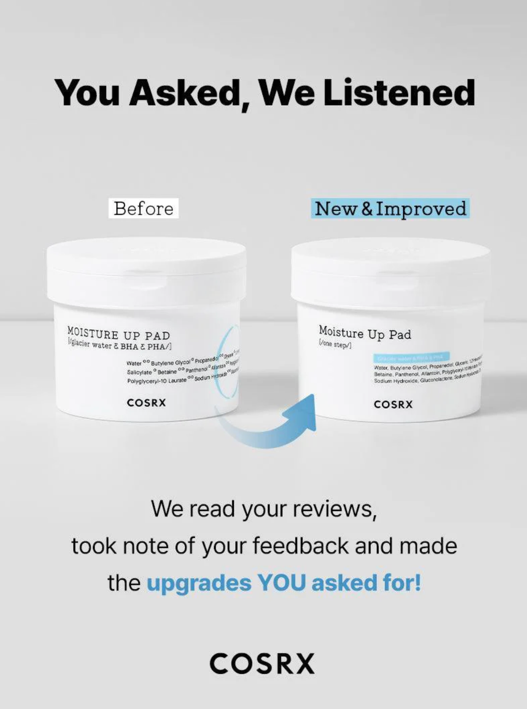 COSRX One step Moisture Up Pad [70Pads]