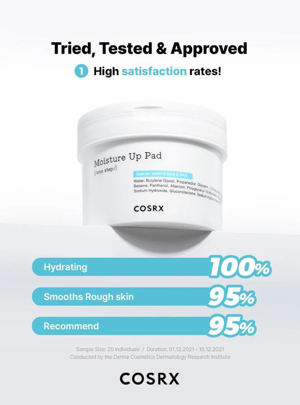 COSRX One step Moisture Up Pad [70Pads]