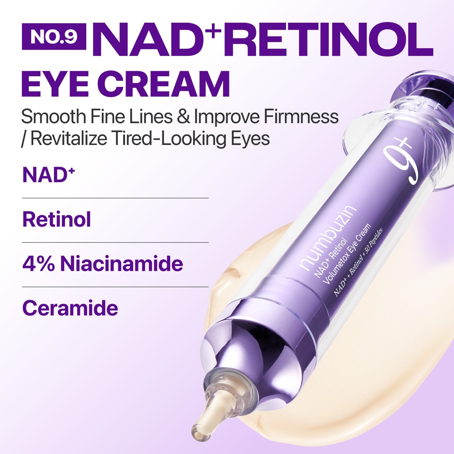 No.9 NAD Retinol Volumetox Eye Cream
