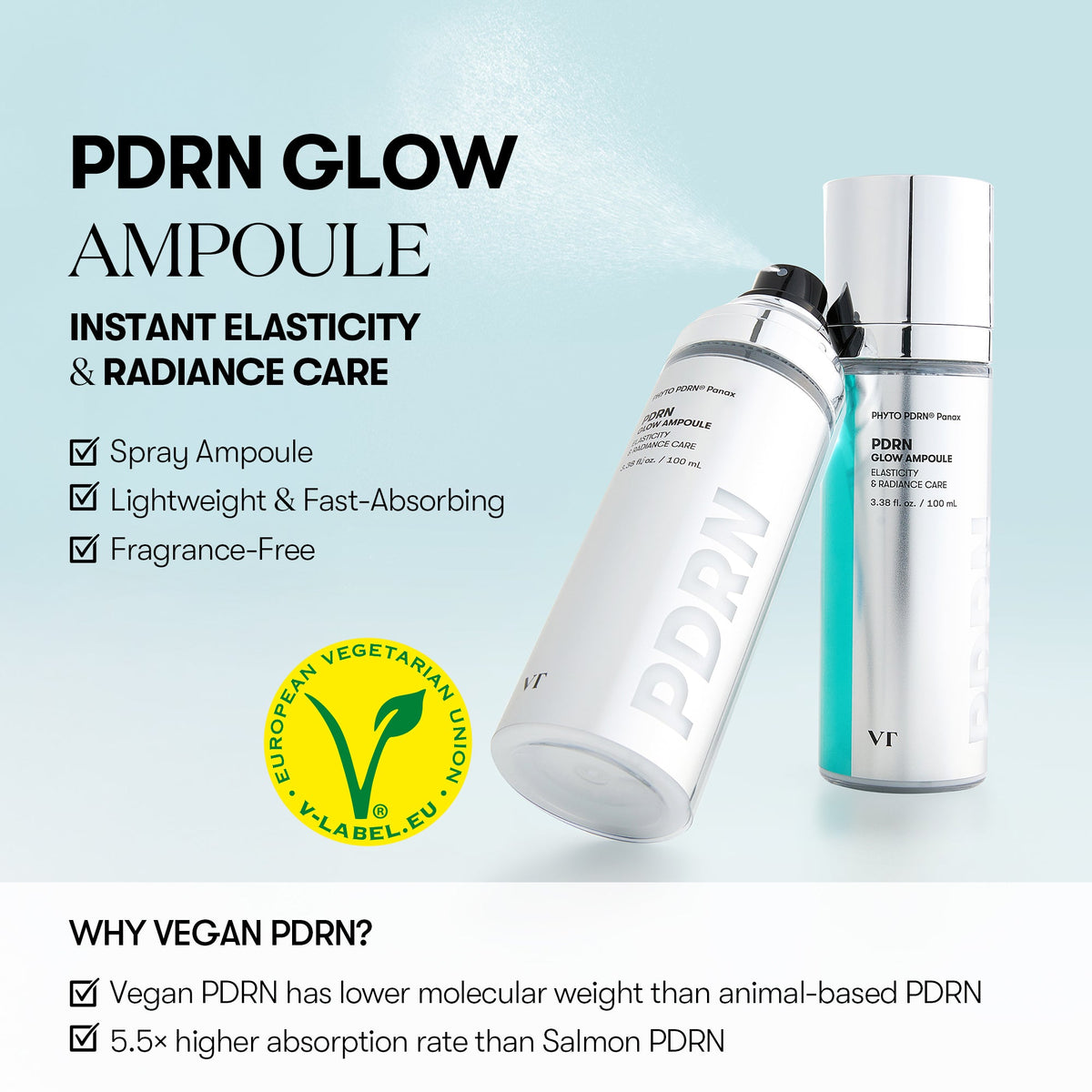 VT Cosmetics PDRN Glow Ampoule packaging