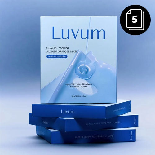 Luvum Glacial Marine Algae-PDRN Gel Mask 5pc/Box