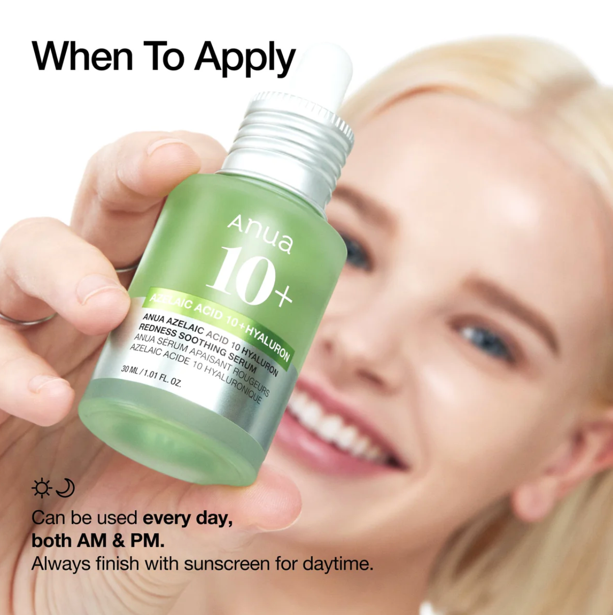 Anua Azelaic Acid 10 Hyaluron Redness Soothing serum 30ml - Suunsu Korean skincare