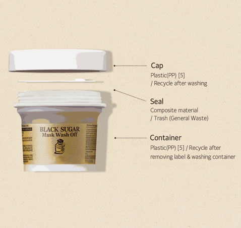 Skinfood Black Sugar Mask Wash Off label