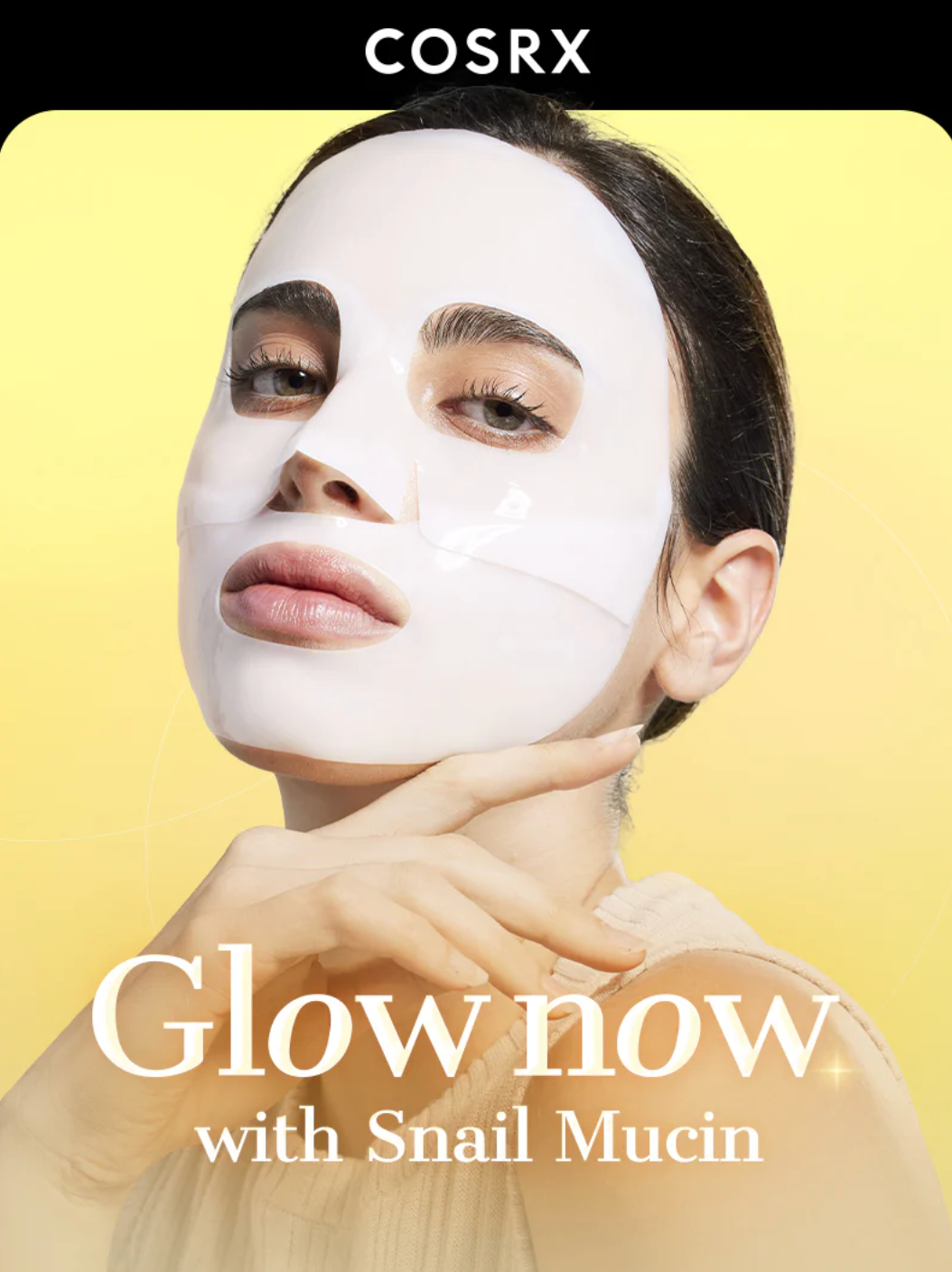 COSRX Advanced Snail Mucin Glass Glow Hydrogel Mask [1EA]