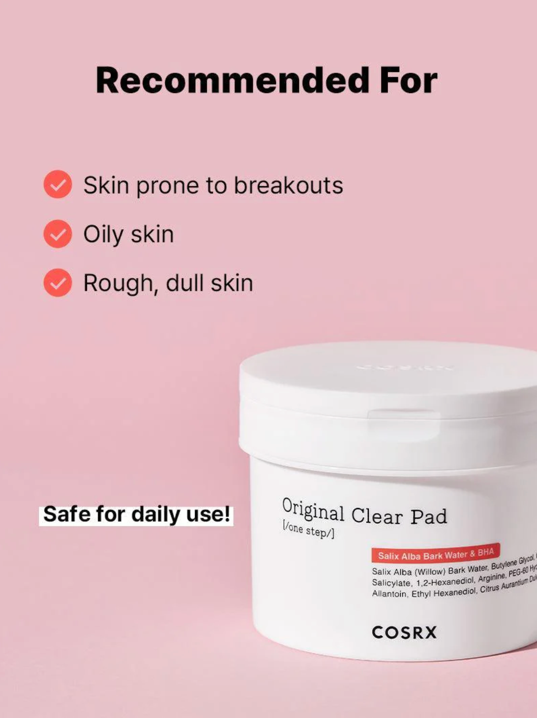 COSRX  One step Original clear Pad [70Pads]