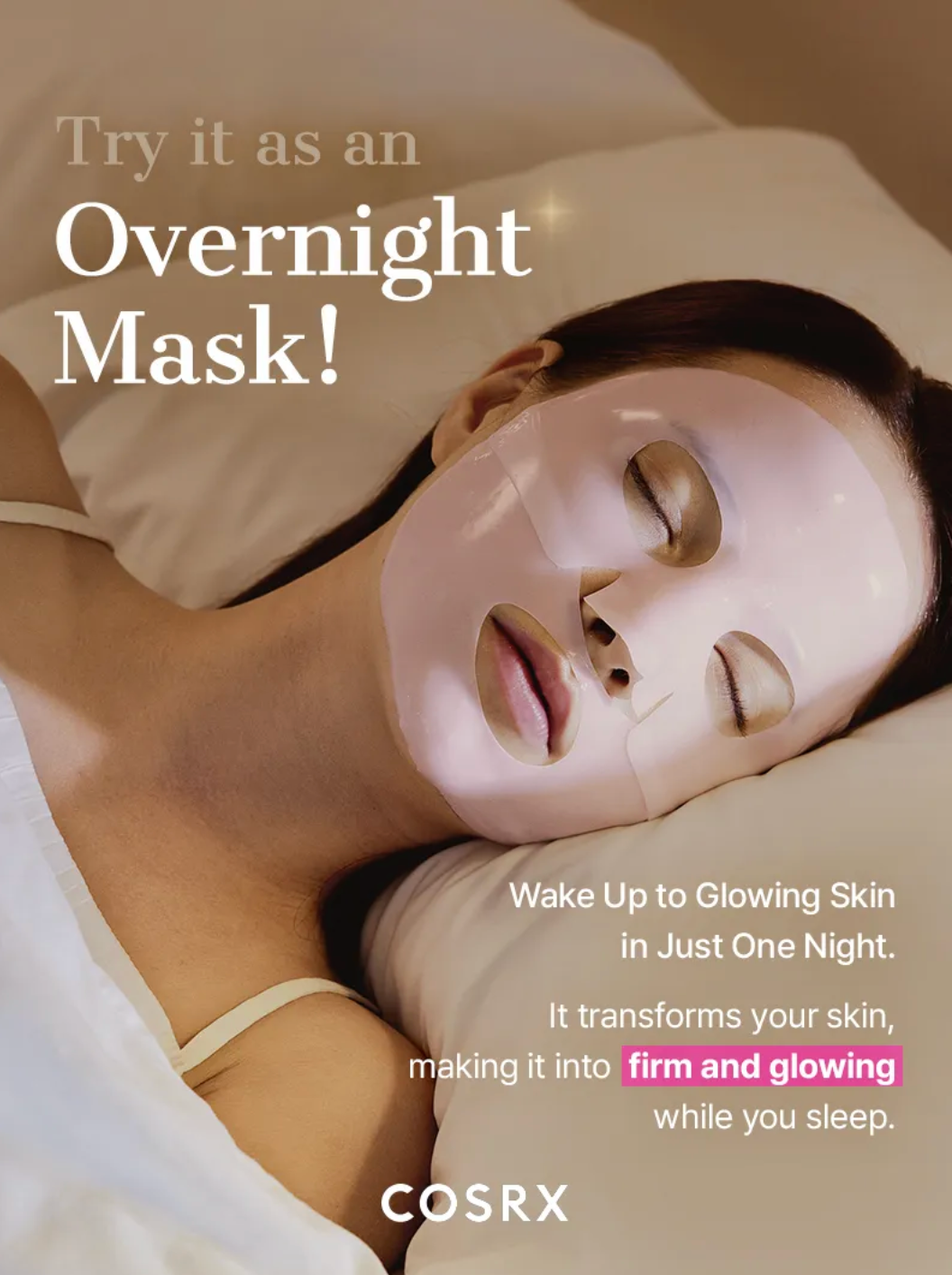 COSRX Peptide Collagen lifting Glow Hydrogel Mask [1ea]