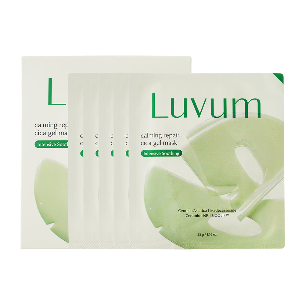 Luvum Calming Repair Cica Gel Mask 5pc/Box