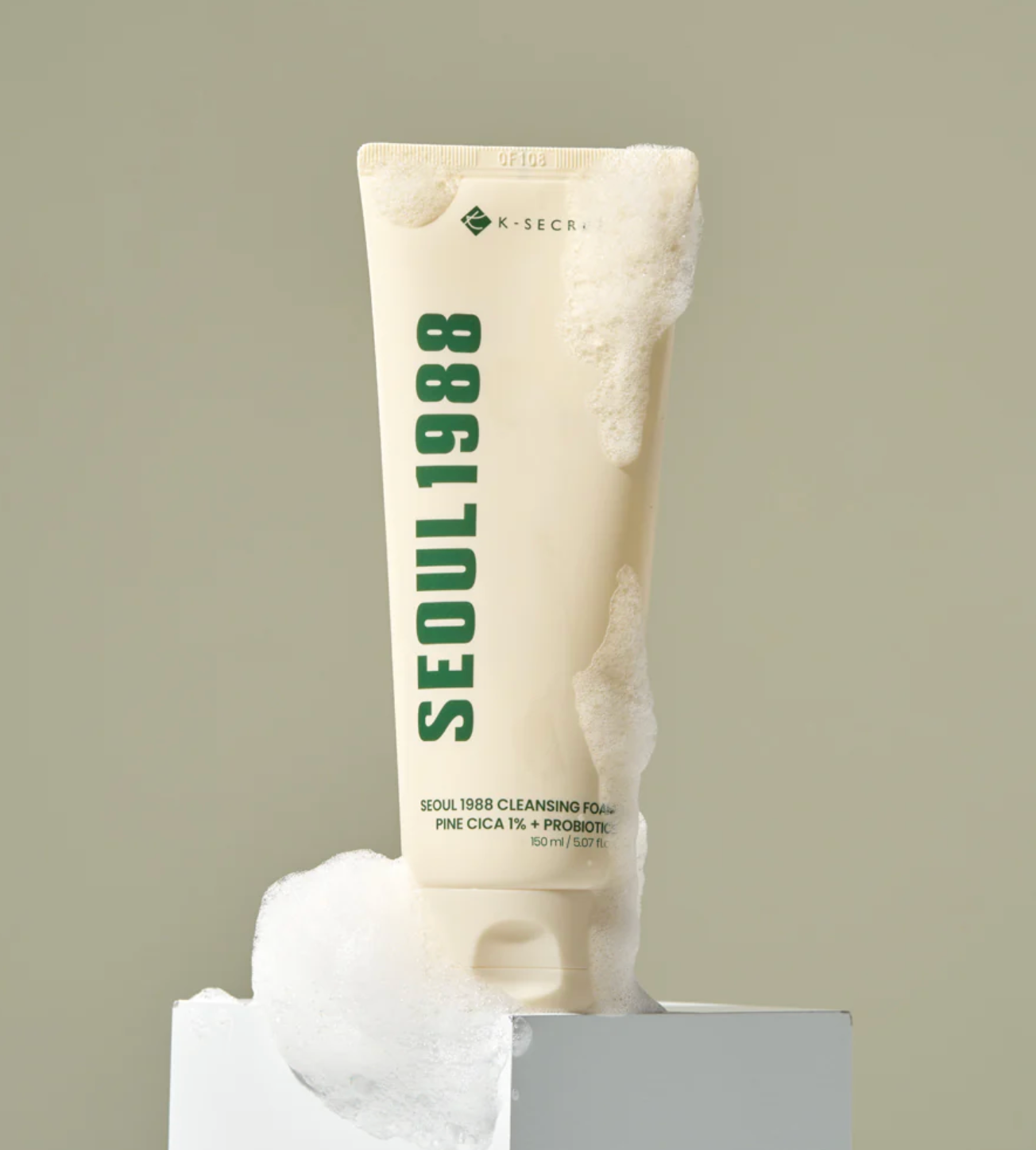 K-Secret Cleansing Foam Pine Cica 1% +Probiotics  200ml