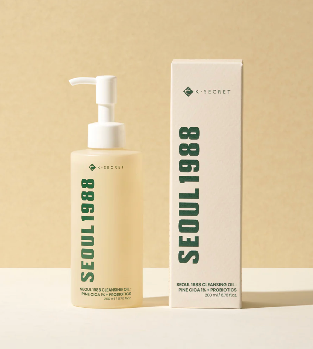 K-Secret Cleansing Oil : Pine Cica 1% + Probiotics 200ml