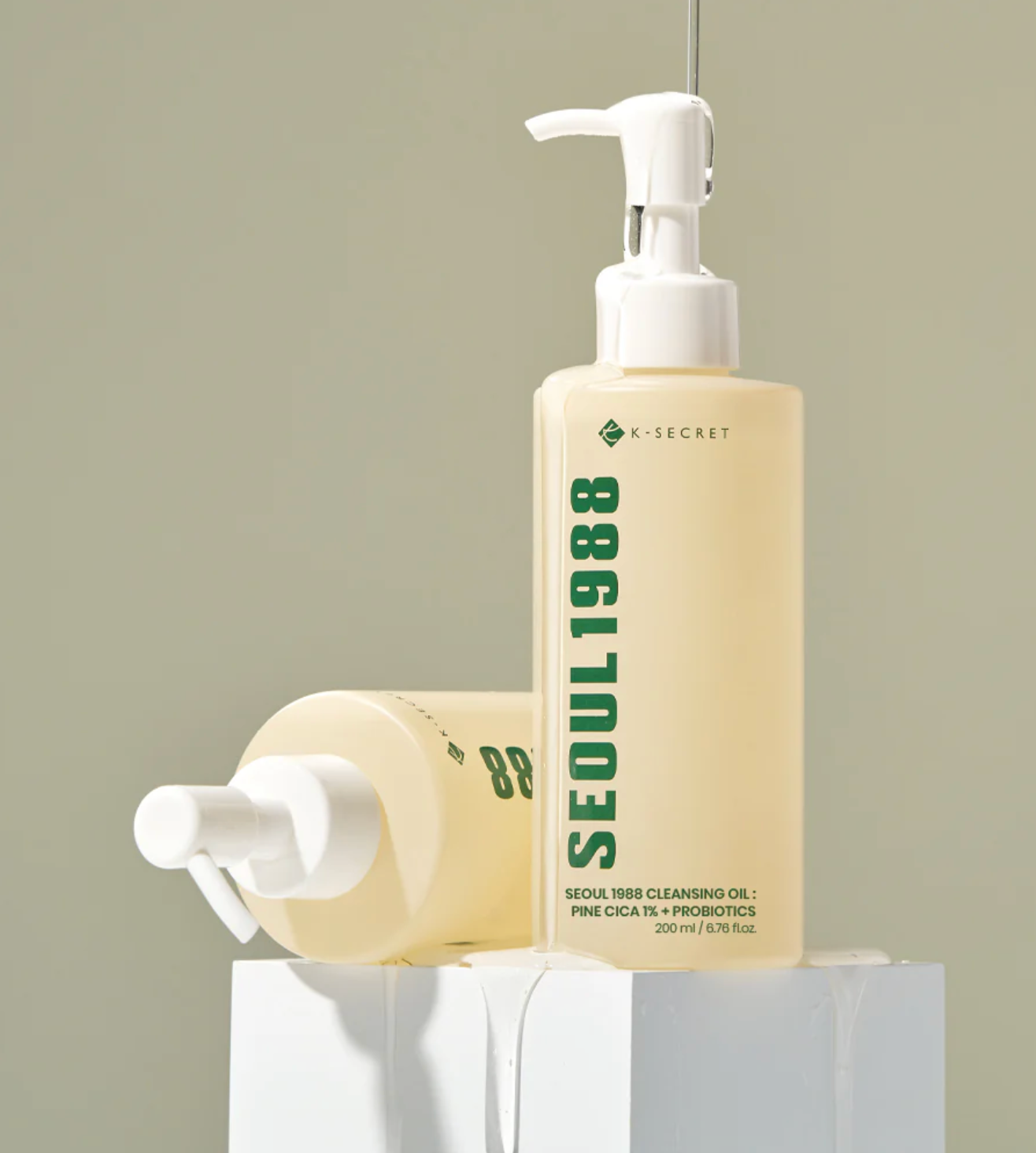 K-Secret Cleansing Oil : Pine Cica 1% + Probiotics 200ml