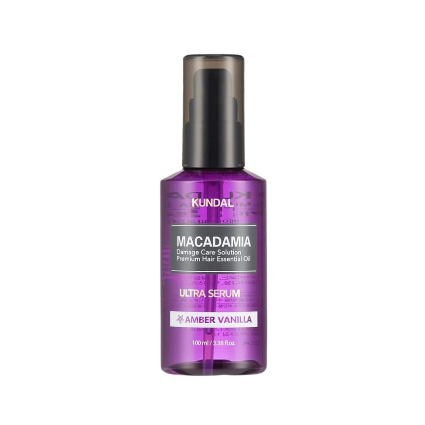 Kundal Macadamia Hair Serum Amber Vanilla 100ml