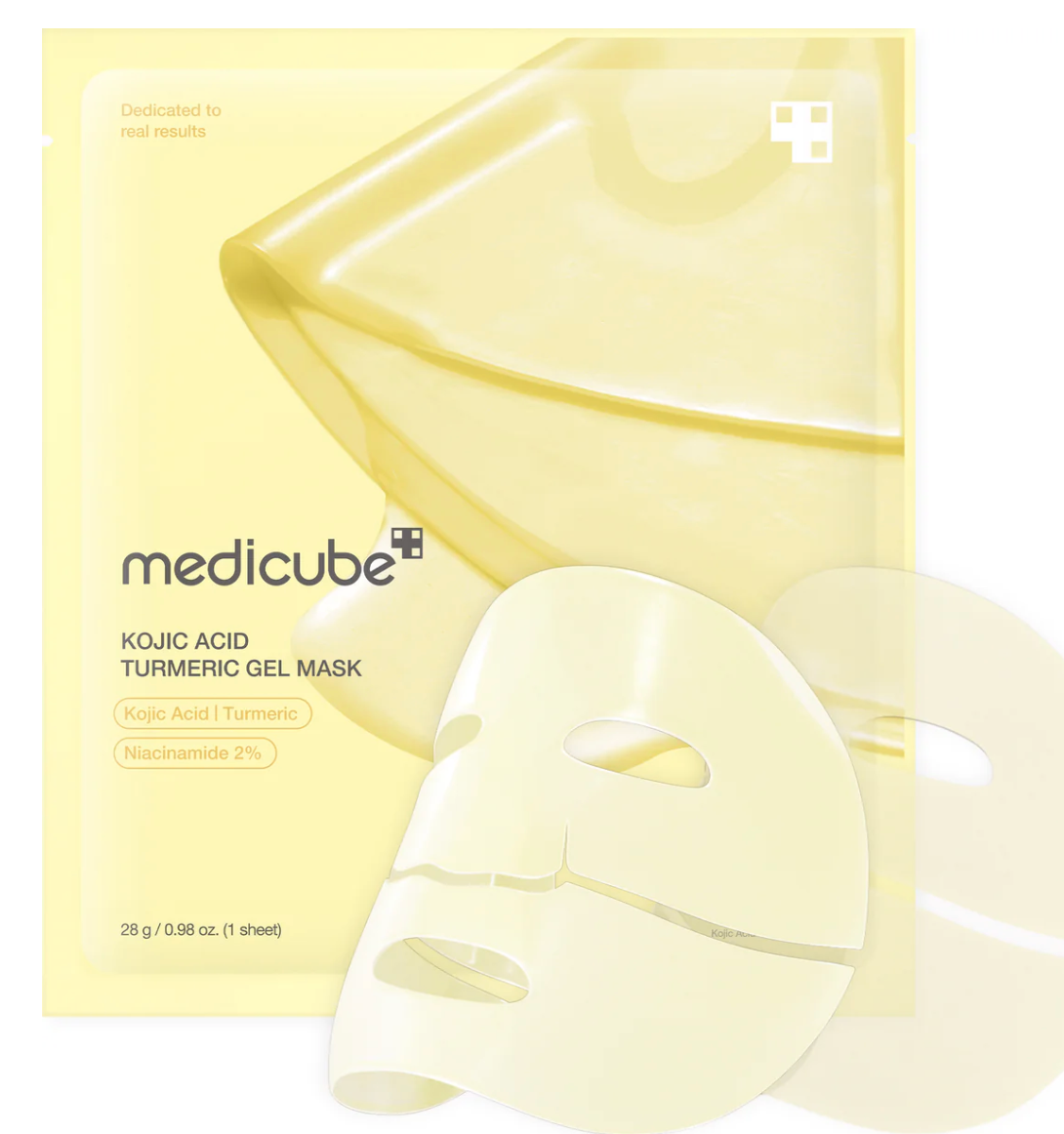 Medicube Kojic Acid Turmeric Brightening Gel Mask [1ea] - Suunsu Korean skincare